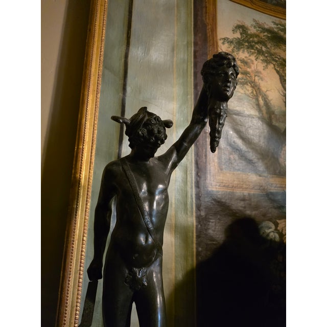 Grand Tour Persius and Medusa Bronze After Cellini For Sale - Image 12 of 17