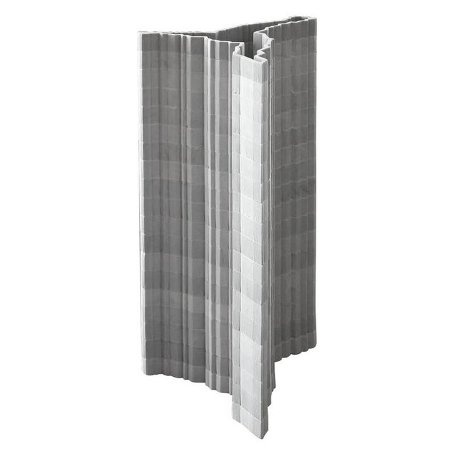 Stripes D1 Decorative Vase in Bardiglio Marble by Bufalini Marmi For Sale - Image 10 of 10