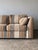 1970s 1970s Vintage Striped Woven Upholstery Three-Seat Sofa For Sale - Image 5 of 16
