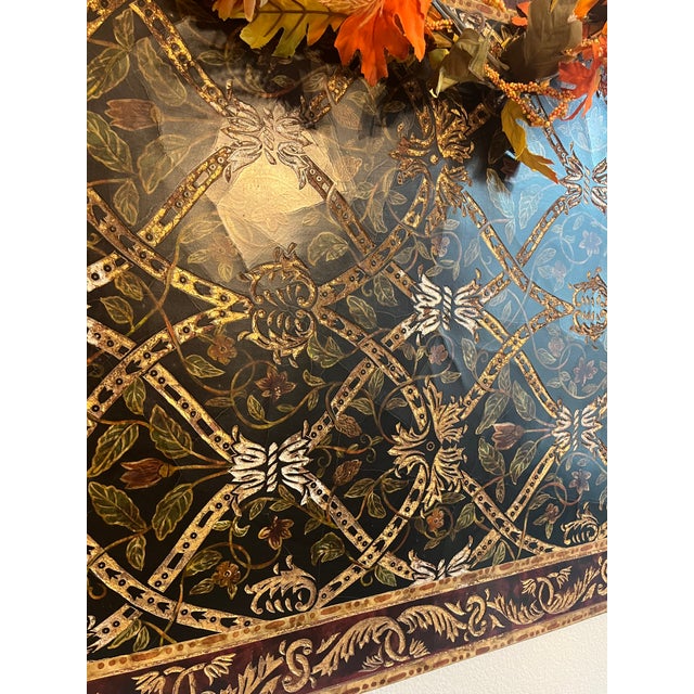 Traditional Vintage Maitland-Smith Decorative Wood Wall Panel - Model 2744-444 For Sale - Image 3 of 9