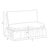 Transitional Spritely Home Capra Ruffle Settee in Canopy Stripe Tonal Teal For Sale - Image 3 of 6