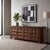 Brown Spanish Solid Wood Brutalist Sideboard, 1960s For Sale - Image 8 of 13