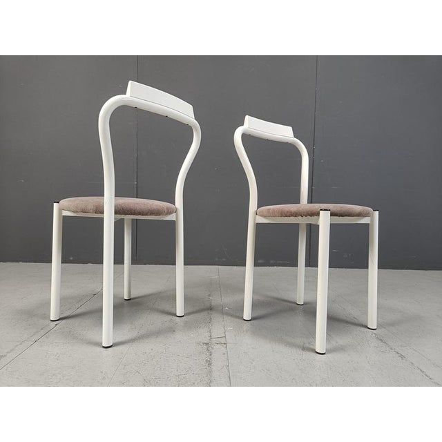 Vintage Dining Chairs from Calligaris, 1980s, Set of 4 For Sale - Image 13 of 14