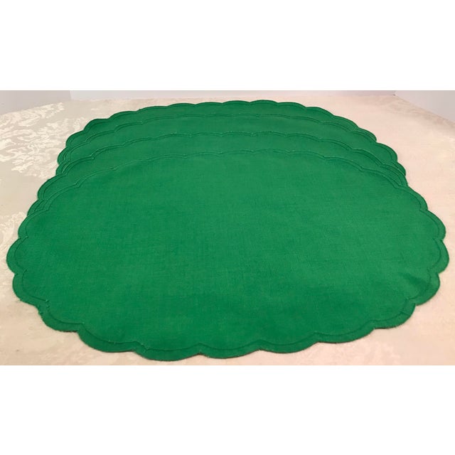 Vintage Woven Holiday Green Placemats Set of 4 Chairish