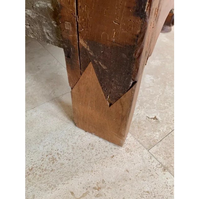 Antique French Cherrywood Buffet Deux Corp For Sale - Image 11 of 13