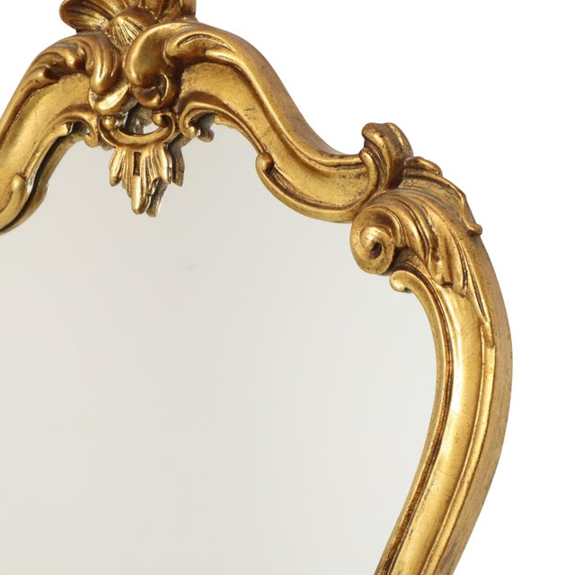 1960s Baroque French Crested Mirror, 1950s For Sale - Image 5 of 18