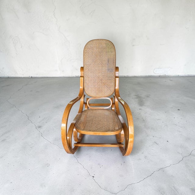 Vintage Thonet-Style Bentwood Rocking Chair – C. 1970 For Sale - Image 6 of 14