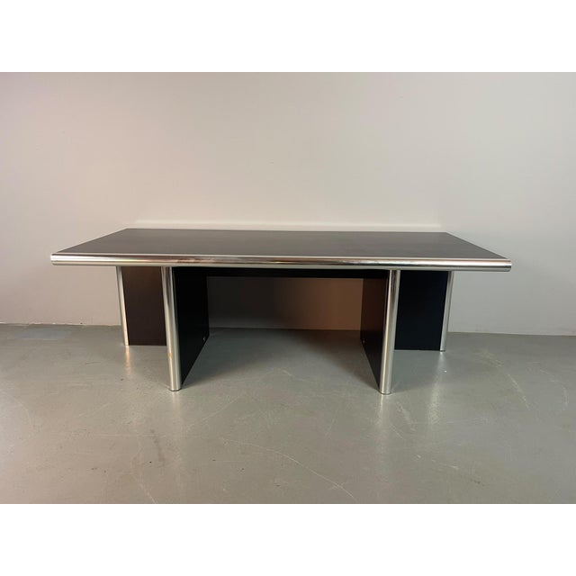 Mid-Century Italian Executive Office Suite by Guido Faleschini for I4 Mariani, Italy, 1970s, Set of 5 For Sale - Image 4 of 18