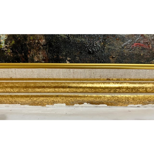 Sand Attributed to Georges Noel, Abstract Expressionist Textured Art Informel Oil Painting Signed Noel For Sale - Image 8 of 17