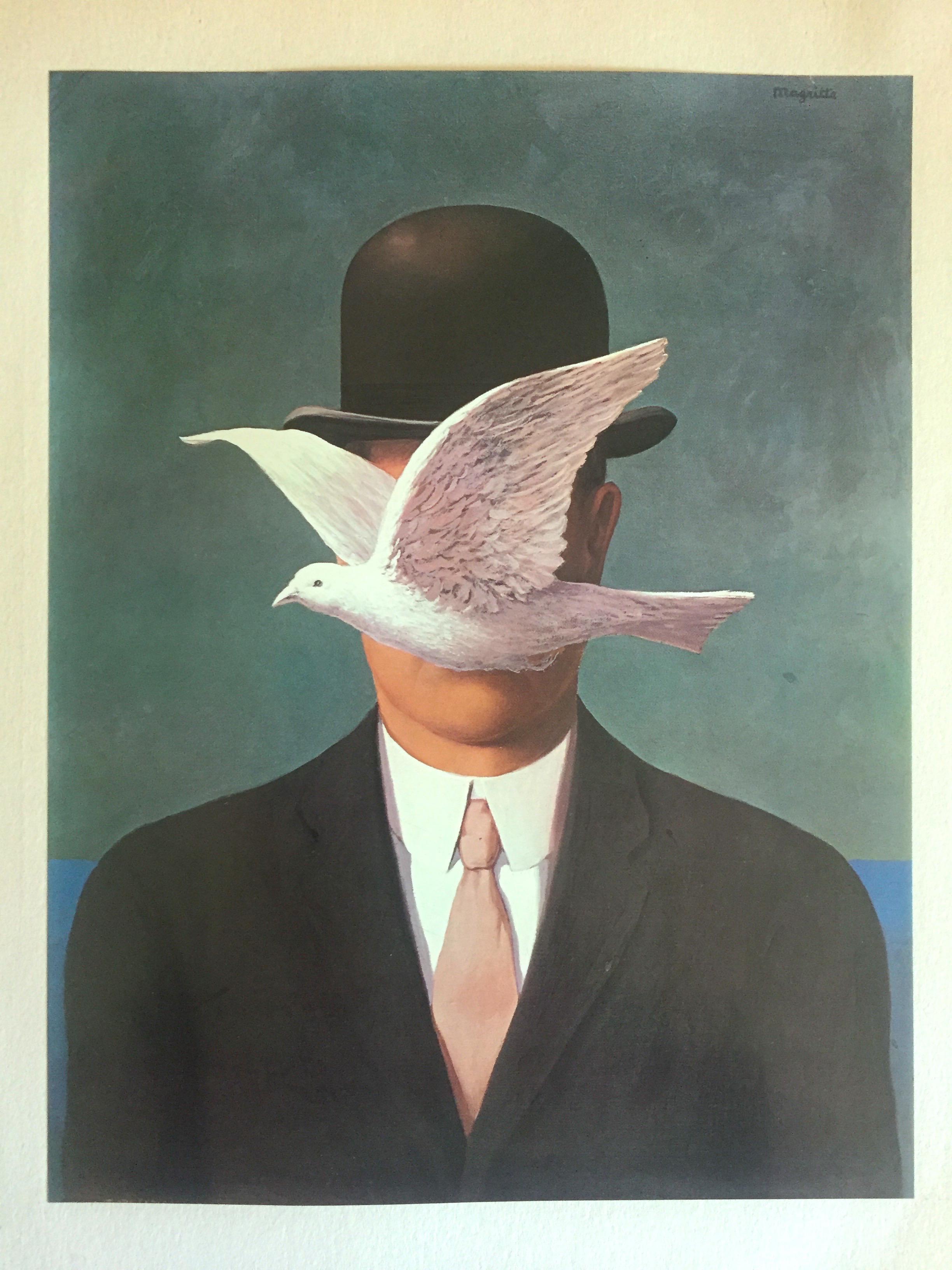 magritte bowler hat