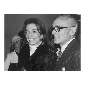 Fred McDarrah, Signed Silver Gelatin Photograph Philip Johnson, Architect, Lee Radziwill, Photo, 1973