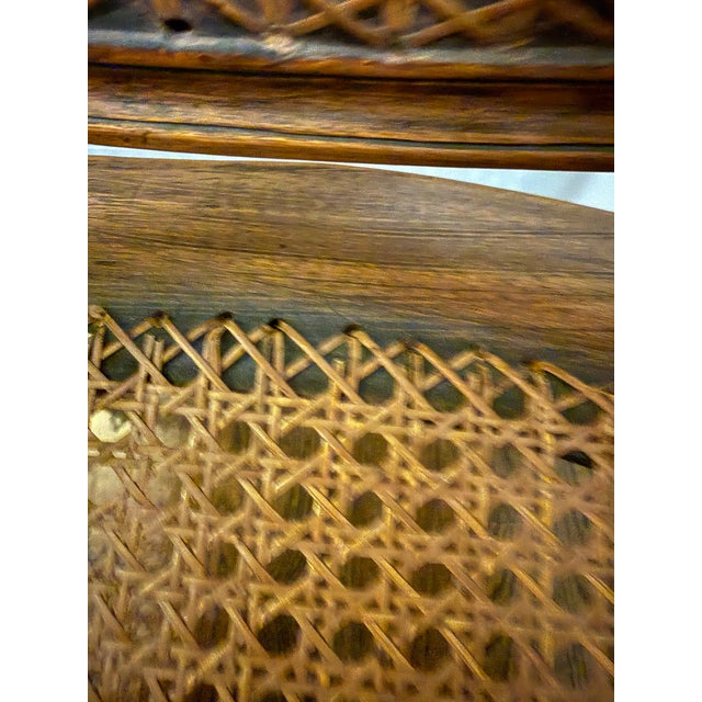 Wood Antique Louis XV Caned Chair For Sale - Image 7 of 12