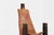 Brutalist Vintage Brutalist Tripod Leather and Wood Chair, 1970s For Sale - Image 3 of 10
