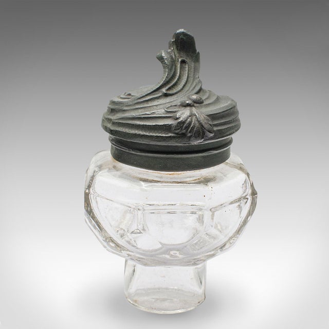 1900's Antique Art Nouveau Ink Well For Sale - Image 11 of 12