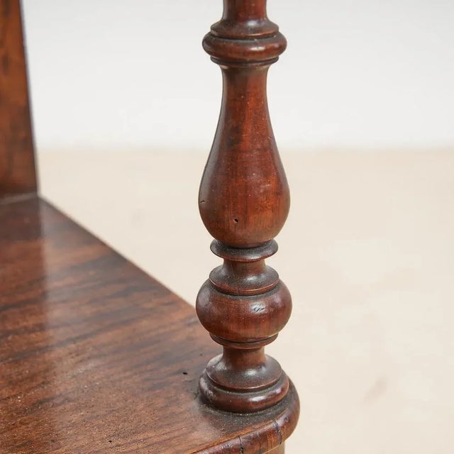 Wood Bedside Table in Walnut For Sale - Image 7 of 8