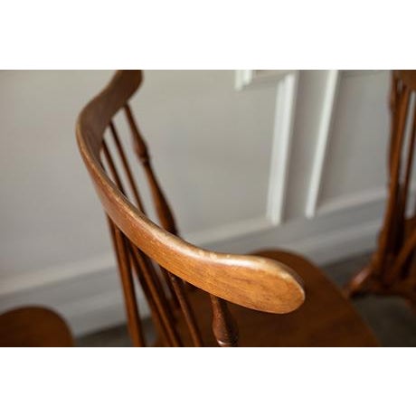 Vintage Heywood Wakefield Fan Back Windsor Dining Chairs, Set of 4 For Sale - Image 18 of 18
