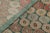 Beige Vintage Distressed Rug in Green With Polychromatic Floral Patterns - Rug & Kilim For Sale - Image 8 of 8