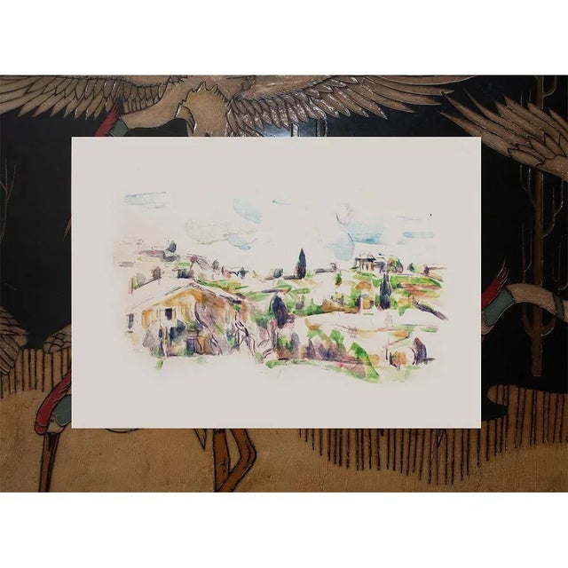 1959 After Paul Cezanne "Landscape", Large First Edition Full-Color Print For Sale In Dallas - Image 6 of 8