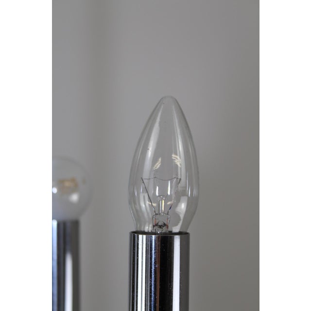 Chrome-Plated Chandelier, 1920s For Sale - Image 10 of 18