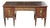 French Neoclassical Mahogany Leather Top Desk With Ormolu Urn Mounts & Pull-Out Slides For Sale