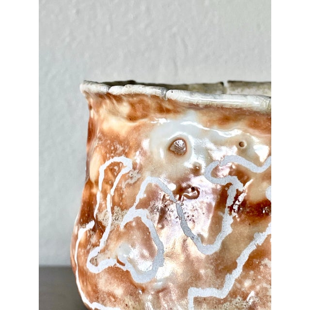 2020s American Studio Pottery Sculpted and Glazed Bowl For Sale - Image 5 of 9