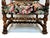 Wood Antique Louis XIII and Renaissance Walnut Armchairs with Parrot Upholstery, 1890s, Set of 2 For Sale - Image 7 of 18