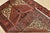 Hamedan Rug 4'3'' X 6'5'' Red Wool Vintage Tribal Hand-Knotted Oriental Carpet For Sale - Image 14 of 15