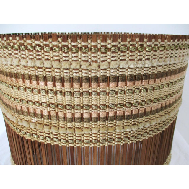 Mid 20th Century Maria Kipp Mid Century Woven Lamp Shade For Sale - Image 5 of 10