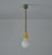 1950s Mid-Century Modern Italian Brass Hanging Light, 1950s For Sale - Image 5 of 5