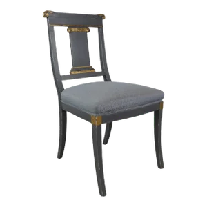 Vintage Handcrafted French Empire-Style Chair