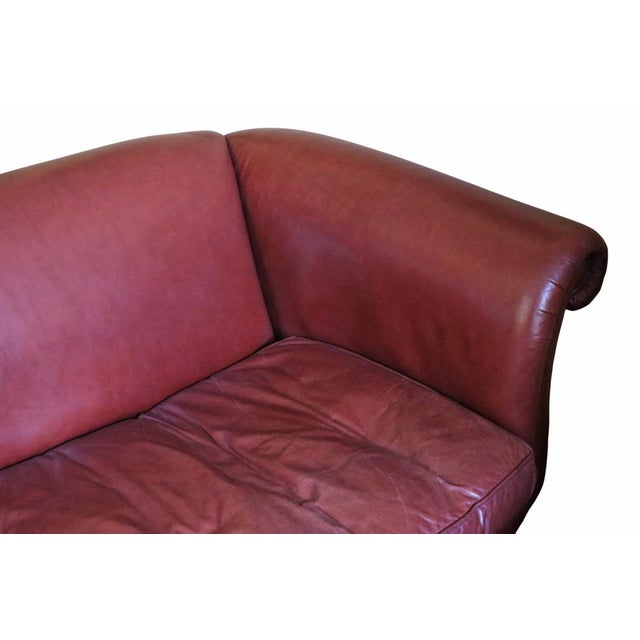 Large Vintage Derwent Leather Scroll-Arm Sofas, 2000, Set of 2 For Sale - Image 10 of 11