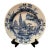 19th Century Hand Painted English Delft Chinoiserie Decorated Charger For Sale