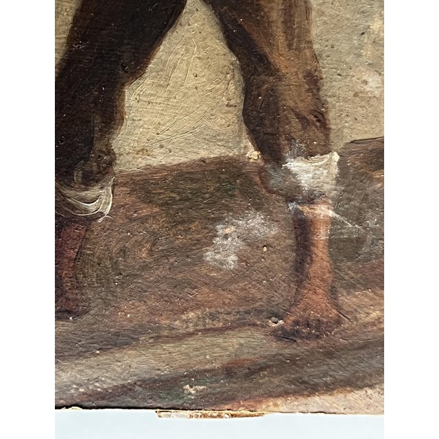 Neapolitan Artist, Genre Scene, 1880, Oil on Panel, Framed For Sale - Image 7 of 10