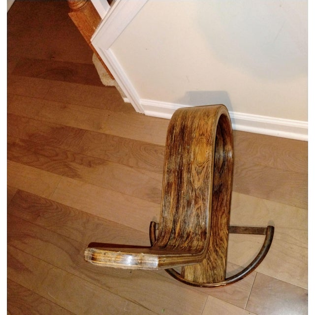 1970s Introducing a Masterpiece of Design and Comfort With the Bentwood Wave Lounge Chair. For Sale In Raleigh - Image 6 of 7