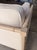 Worlds Away Worlds Away Llc. Linen and Oak Sofa For Sale - Image 4 of 5