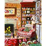 Painting of Interior "Colour My World" an Original by Shann Spishak For Sale
