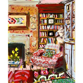 Painting of Interior "Colour My World" an Original by Shann Spishak For Sale