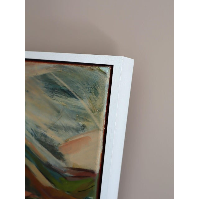 2020s Contemporary 'Off the Beaten Track' Original Abstract Landscape Acrylic Painting by British Artist Frances Daws, Framed For Sale - Image 5 of 10