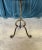 Spanish Gilt Iron Side Table on an Elevated Tripod Base For Sale In New York - Image 6 of 12
