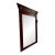 19th Century Renaissance Revival Hand-Carved Walnut Wall Mirror With Original Foxed Glass For Sale