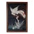 1970s Vintage Surrealist Bird & Tree Oil on Canvas Painting, Framed, Signed b.d.c. For Sale