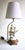 Metal Mid 20th Century Bronze and Biscuit Porcelain Table Lamp For Sale - Image 7 of 15