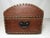 Antique Spanish Leather Bound Trunk For Sale - Image 10 of 17