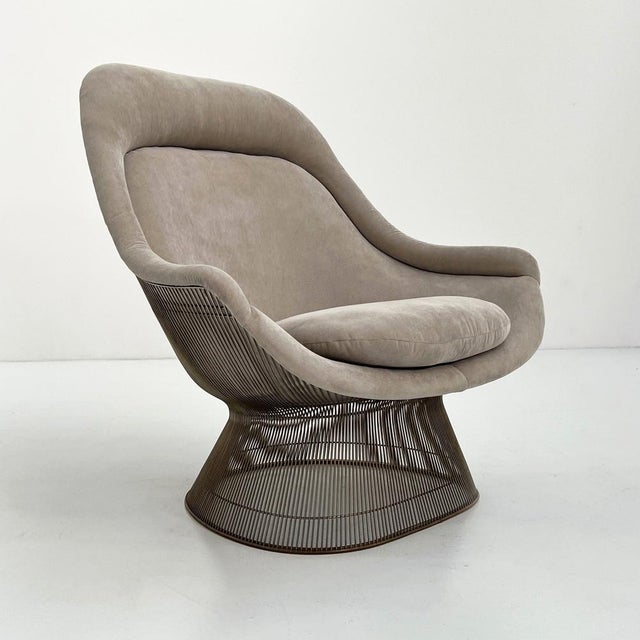 Metal Lounge Chair attributed to Warren Platner for Knoll International, 1960s For Sale - Image 7 of 16