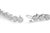 Indulge in the luxurious beauty of this stunning tennis bracelet. Crafted from 14K white gold, this piece features a...