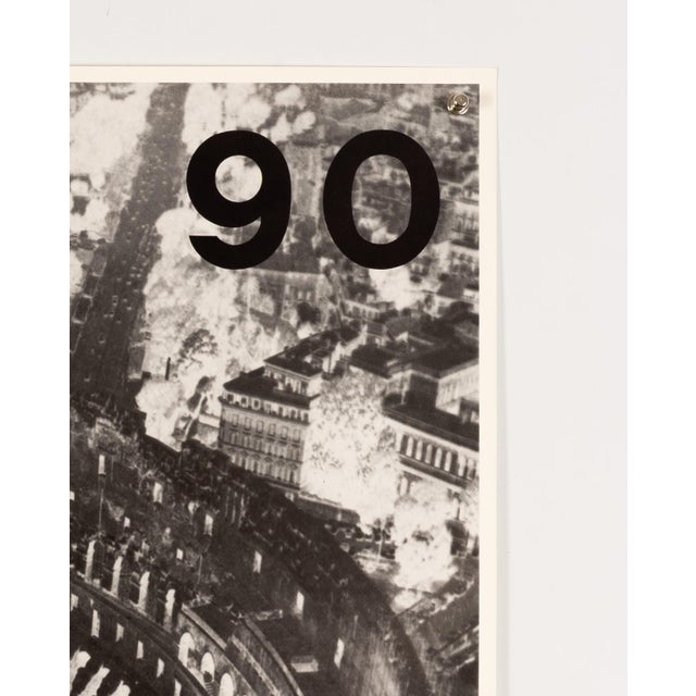 Paper FIFA World Cup Italia Poster by Alberto Burri, 1990 For Sale - Image 7 of 9