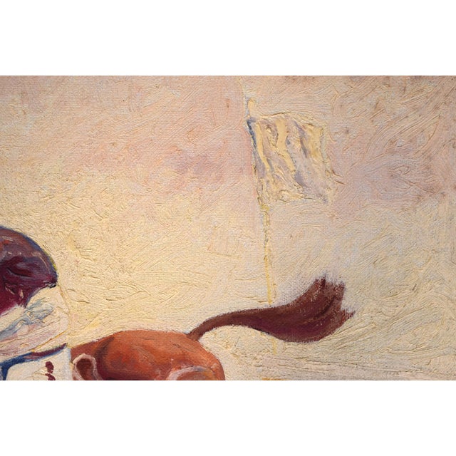 Clearing the Water Jump O/C by Paul Brown For Sale - Image 4 of 5