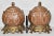 Nice Vintage Set of Asian Ginger Jars in a Crackle Glaze Finish. Features: *2pc Set Lidded Jars *Porcelain Jars Mounted on...