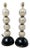Golden and Black Lamps from Toso, Set of 2 For Sale