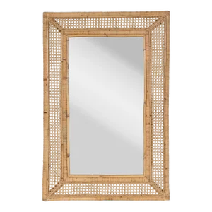 Jameson Rattan and Cane Wall Mirror